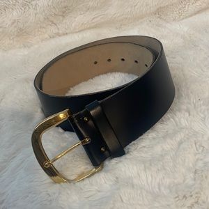Calderon “NEW” Vintage Navy Leather Belt